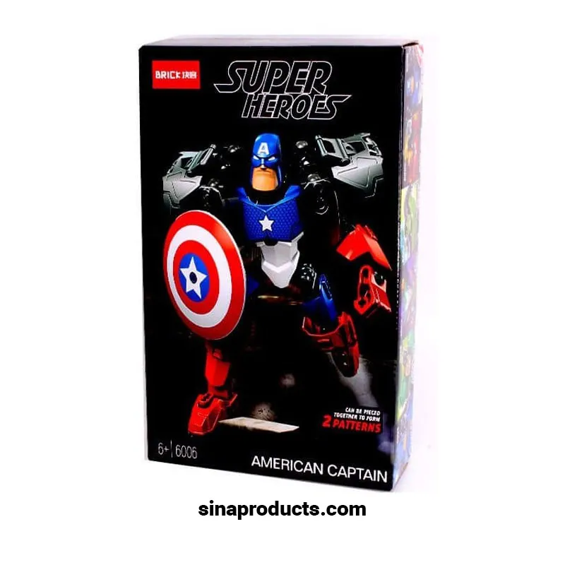 خرید لگو ساختنی کاپیتان آمریکا مدل Superheroes 6006